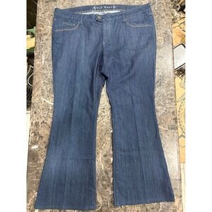 Old Navy Womens Size 16 Regular Dark Wash Flare Leg Stretch Denim Jeans